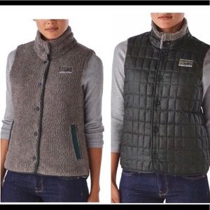Patagonia recycled reversible down vest